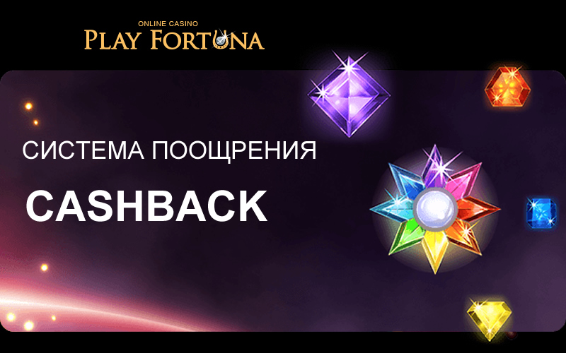 Кешбэк бонус в онлайн казино Play Fortuna